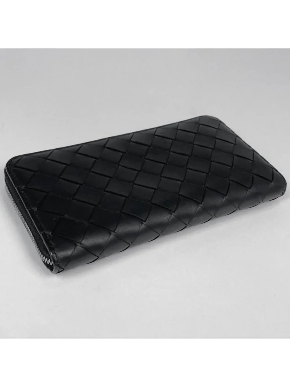 Bottega Veneta Intrecciato Wallet Calf Black